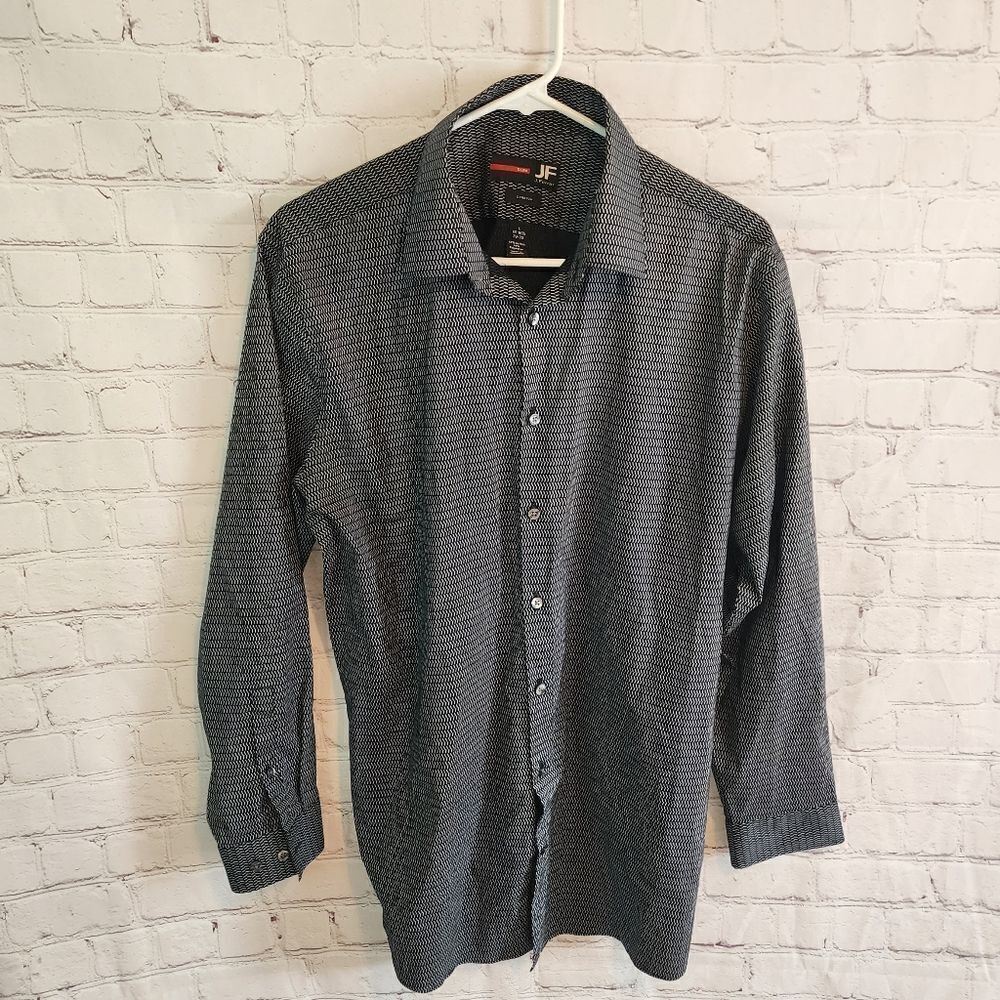 Men's JF J. Ferrar "stretch" longsleeve button-down shirt, size Large
